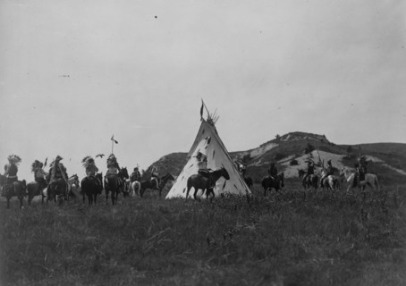 War preparation, c1907. Creator: Edward Sheriff Curtis.