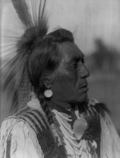Rabbit Head-Hidatsa, c1908. Creator: Edward Sheriff Curtis.