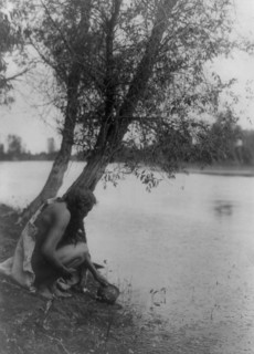 He perceived an earthen vessel, c1908. Creator: Edward Sheriff Curtis.