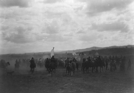 Jicarilla fiesta, c1905. Creator: Edward Sheriff Curtis.