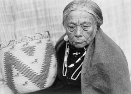 Basket maker-Skokomish, c1913. Creator: Edward Sheriff Curtis.