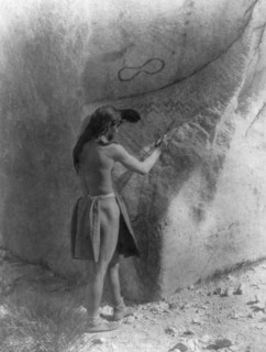 The primitive artists-Paviotso, c1924. Creator: Edward Sheriff Curtis.
