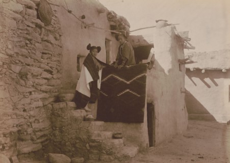 Tewa girls, c1900. Creator: Edward Sheriff Curtis.