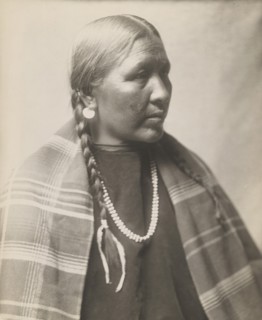 Cheyenne matron, 1905. Creator: Edward Sheriff Curtis.
