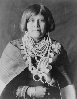 A Zuni girl, c1903. Creator: Edward Sheriff Curtis.