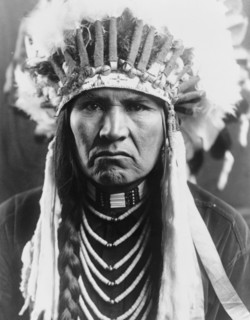 A typical Nez Percé, c1910. Creator: Edward Sheriff Curtis.