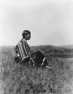 Day dreams-Piegan, c1910. Creator: Edward Sheriff Curtis.