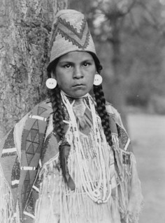 Umatilla maiden, c1910. Creator: Edward Sheriff Curtis.