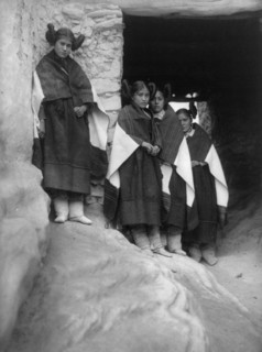Walpi maidens-Hopi, c1906. Creator: Edward Sheriff Curtis.