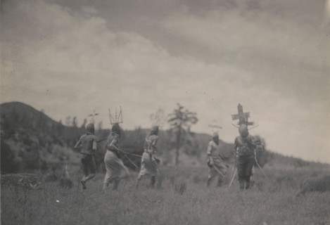 Apache dancers, c1906. Creator: Edward Sheriff Curtis.
