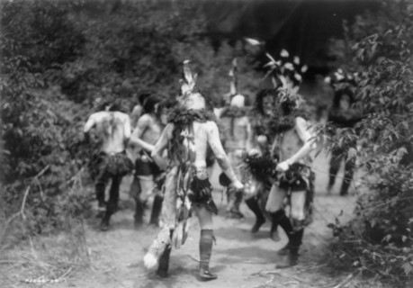 Yebichai prayer, E, c1906. Creator: Edward Sheriff Curtis.
