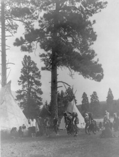 A Flathead dance, c1910. Creator: Edward Sheriff Curtis.