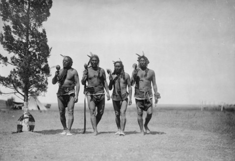 Night medicine men, 1908, c1908. Creator: Edward Sheriff Curtis.