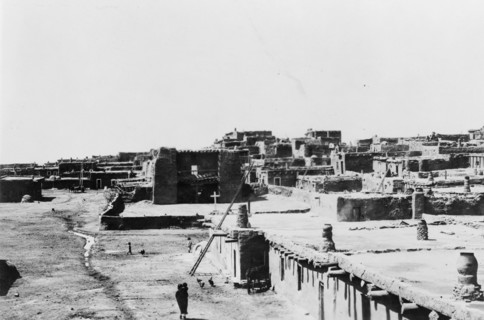 Zuni Pueblo, New Mexico, c1927. Creator: Edward Sheriff Curtis.