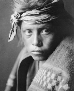 The youth from the desert land-Navaho, c1906. Creator: Edward Sheriff Curtis.