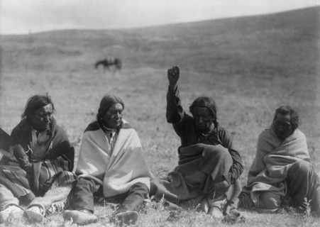 Incense-Atsina, c1908. Creator: Edward Sheriff Curtis.