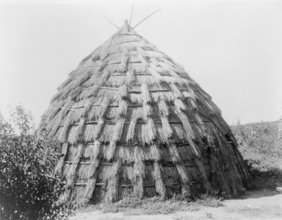Wichita grass-house, c1927. Creator: Edward Sheriff Curtis.