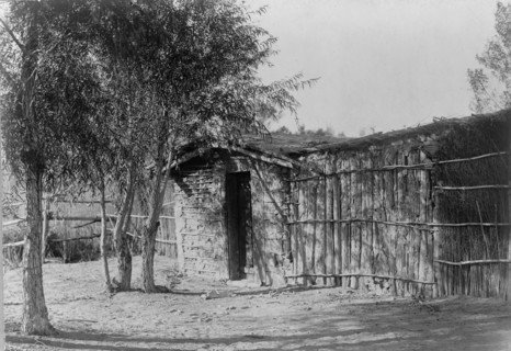 Chemehuevi modern home, c1907. Creator: Edward Sheriff Curtis.