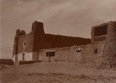 Mission and church at Acoma, c1905. Creator: Edward Sheriff Curtis.