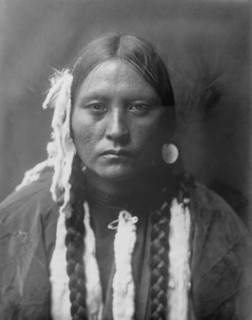 Kutenai female type, c1910. Creator: Edward Sheriff Curtis.