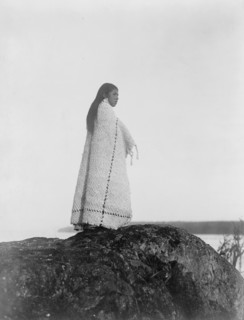 Cowichan girl, c1913. Creator: Edward Sheriff Curtis.