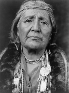Hupa woman, c1923. Creator: Edward Sheriff Curtis.