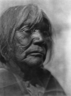 A Washo woman, c1924. Creator: Edward Sheriff Curtis.
