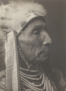 Lone Crow, 1908. Creator: Edward Sheriff Curtis.