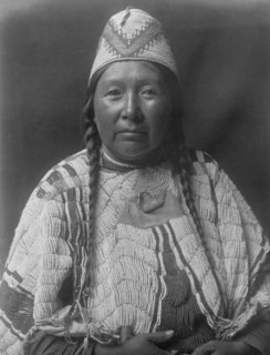 Wife of Mnainak-Yakima, c1910. Creator: Edward Sheriff Curtis.