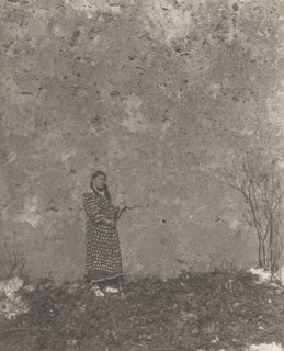 The wife of Plenty Coups, 1908. Creator: Edward Sheriff Curtis.