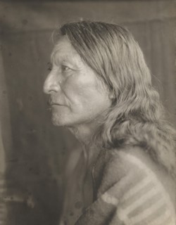 The Crow Likes Water, 1905. Creator: Edward Sheriff Curtis.