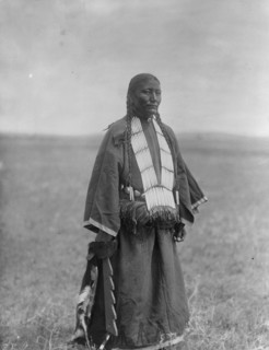 Two Charger Woman, c1907. Creator: Edward Sheriff Curtis.