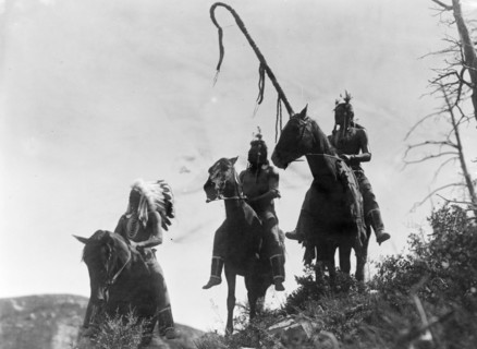 Apsaroke War Group, c1905. Creator: Edward Sheriff Curtis.