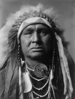 White Man Runs Him, Apsaroke, c1908. Creator: Edward Sheriff Curtis.