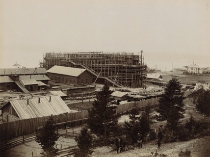 Ice-Breaking Ferry "Baikal", 1899. Creator: Akselrod.