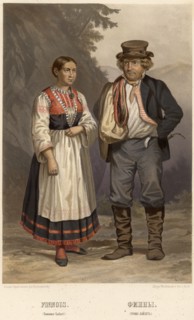 Finns. (Suoma-layzet), 1862. Creator: A Derzhanovskii.
