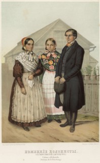 German colonists. (From the outskirts of St. Petersburg), 1862. Creator: A Derzhanovskii.