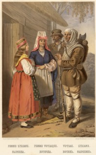 Zyryanka. Votyachka. Votyak. Zyryanin, 1862. Creator: Karl Fiale.
