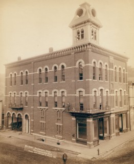 Deadwood's pride The elegant City Hall, 1890. Creator: John C. H. Grabill.