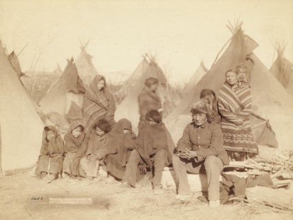 What's left of Big Foot's band, 1891. Creator: John C. H. Grabill.