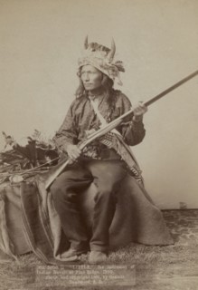 Little, the instigator of Indian Revolt at Pine Ridge, 1890, 1891. Creator: John C. H. Grabill.