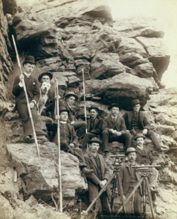 Deadwood Central RR Engineer Corps, 1888. Creator: John C. H. Grabill.