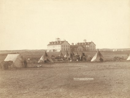 US School for Indians at Pine Ridge, SD, 1891. Creator: John C. H. Grabill.