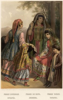 Bukharka. Khivinka. Tatar, 1862. Creator: Karlis Huns.