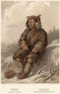 Negidal. (From Lake Orel of the Amur region), 1862. Creator: Karlis Huns.