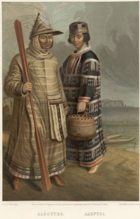 Aleuts, 1862. Creator: Karlis Huns.