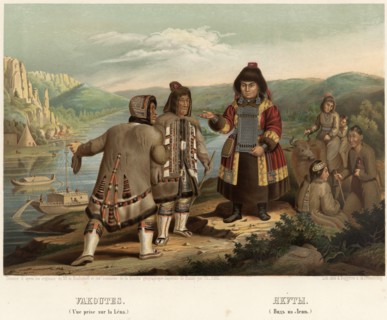 Yakuts (From the Lena), 1862. Creator: Karlis Huns.