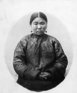 Gilyachka in a suit made of fish skin, 1865-1871. Creator: VV Lanin.