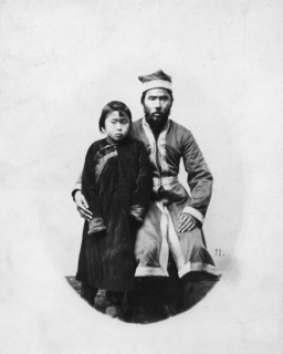 Gilyak, wearing a kaftan, 1865-1871. Creator: VV Lanin.