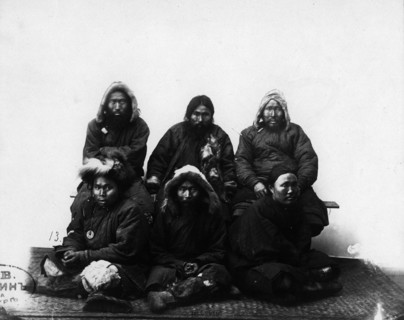 Gilyaks from Sakhalin Island, 1865-1871. Creator: VV Lanin.